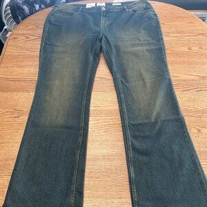 Y2k Inspired ultra low  Cotton On Jeans in rusty blue size 36 (14/15) Brand NWT